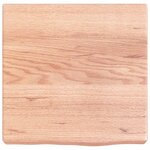 vidaXL Étagère murale marron clair bois chêne massif traité