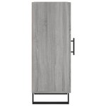 vidaXL Buffet Sonoma gris 34 5x34x90 cm Bois d'ingénierie