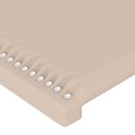 vidaXL Tête de lit avec oreilles Cappuccino 183x16x118/128 cm