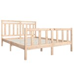 vidaXL Cadre de lit sans matelas bois massif 160x200 cm