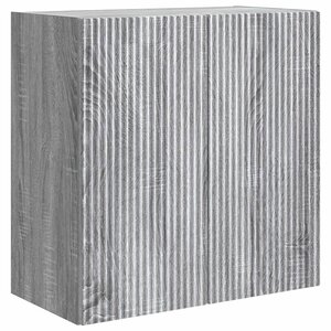 vidaXL Armoire Murale 59 x 31 x 60 cm Bois d'ingénierie Sonoma gris