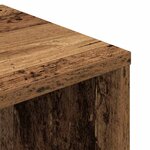 vidaXL Bibliothèque vieux bois 34x31x112 cm bois d'ingénierie