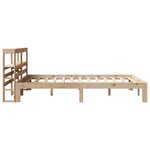 vidaXL Cadre de lit avec tête de lit sans matelas 120x200 cm