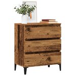 vidaXL Buffet vieux bois 60x35x70 cm bois d'ingénierie