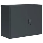 vidaXL Classeur anthracite 90x40x70 cm acier