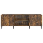 vidaXL Meuble TV Chêne fumé 150 x 31 x 50 cm Bois d'ingénierie