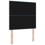 Tête de lit capitonnée bleu foncé 100 cm en velours
