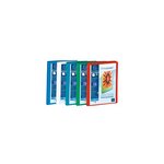 Lot de 5 Classeur personnalisable KREACOVER polypro 4 anneaux 15mm A4 assortis EXACOMPTA