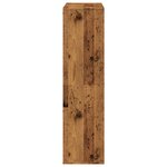 vidaXL Cloison de séparation vieux bois bois d'ingénierie