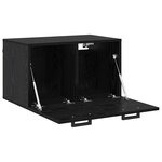 vidaXL Meuble mural Chêne noir 60 x 36.5 x 35 cm Bois d'ingénierie