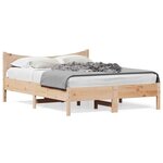 vidaXL Cadre de lit sans matelas 120x200 cm bois de pin massif