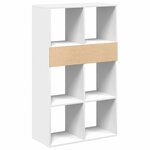vidaXL Bibliothèque blanc 66x31x112 cm bois d'ingénierie