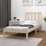 vidaXL Cadre de lit sans matelas bois de pin massif 90x200 cm