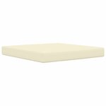 vidaXL Coussin de canapé d'extérieur 2 Pièces Crème Polyester