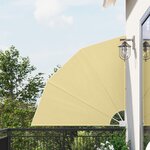 vidaXL Écran de confidentialité pour balcon Couleur sable 140 x 140 cm