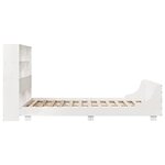 vidaXL Cadre de lit sans matelas blanc 140x200 cm bois de pin massif