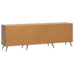 vidaXL Meuble TV 150 x 31 x 50 cm Chêne artisanal Bois d'ingénierie