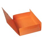 Chemise À Élastiques 3 Rabats Maxi Capacity Carte Lustrée Pelliculée 425gm2 Iderama A4 - Orange - X 25 - Exacompta