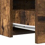 vidaXL Table de Toilette Marron 60 x 40 x 70 cm Bois d'ingénierie
