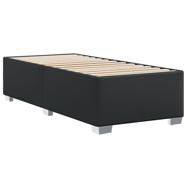 vidaXL Cadre de lit sans matelas noir 90x190 cm similicuir