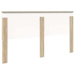 vidaXL Tête de lit Chêne Sonoma 200 cm Bois d'ingénierie