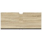vidaXL Armoire lavabo de salle de bain chêne sonoma bois d'ingénierie
