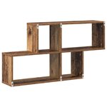 vidaXL Étagère murale Bois Ancien 100x20x53 cm Bois Aggloméré