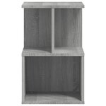 vidaXL Table de chevet Sonoma gris 35x35x55 cm Bois d'ingénierie
