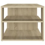 vidaXL Table basse chêne sonoma 100x50x40 cm bois d'ingénierie