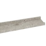 vidaXL Étagères murales 2 Pièces Gris béton 100x9x3 cm