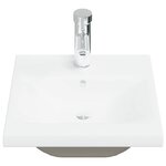 vidaXL Ensemble de meubles de salle de bain 4 Pièces chêne sonoma