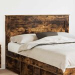 vidaXL Tête de lit Chêne fumé 160 cm Bois d'ingénierie