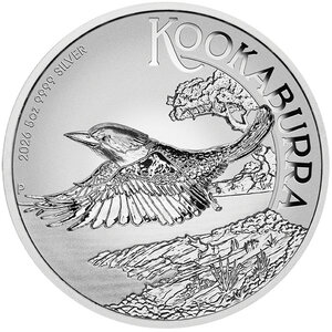 Monnaie AUSTRALIAN KOOKABURRA Incused 5 Oz Argent 8$ Australia 2026 (PRÉCOMMANDE)