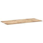 vidaXL Dessus de table rectangulaire 120x60x2 cm bois massif d'acacia