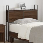 vidaXL Tête de lit de rangement Chêne marron 100 cm Bois d'ingénierie