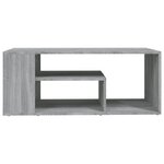 vidaXL Table basse Sonoma gris 100x50x40 cm Bois d'ingénierie