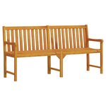 vidaXL Banc de jardin 180 cm Bois solide d'acacia