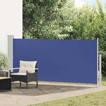 vidaXL Auvent latéral rétractable 140 x 300 cm Bleu