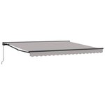 vidaXL Cadre d'auvent Gris clair 400 × 300 cm