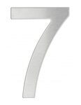 THIRARD - Chiffre 7 adhésif  inox  H.76mm - THIRARD