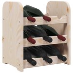vidaXL Casier à vin 33x25x37 cm bois de pin massif