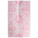 vidaXL Tapis d'extérieur ARAKIL rose 160x230 cm PP