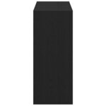 vidaXL Bibliothèque Chêne noir 80 x 30 x 72 cm Bois d'ingénierie
