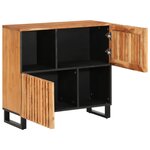 vidaXL Buffet 80x34x75 cm bois d'acacia massif