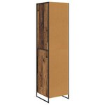vidaXL Garde-robe 2 Pièces Bois Ancien 50 x 50 x 200 cm Bois d'ingénierie