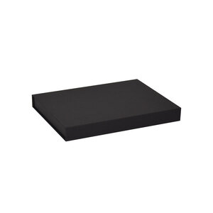 Boîte ultra-plate aimantée luxe noir mat A5