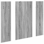 vidaXL Porte-manteau mural Montage mural Sonoma gris 96 x 1 5 x 90 cm