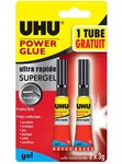 Colle instantanée POWER GLUE ultra rapide SUPERGEL  3 g UHU