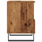 vidaXL Table de chevet vieux bois 40x35x50 cm bois d’ingénierie