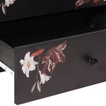 vidaXL Table de chevet avec tiroir Multicolore 50 x 33 x 60 cm